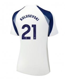 Billige Fotballdrakt Tottenham Hotspur Dejan Kulusevski #21 Replika Hjemmedrakt Dame 2025-26 Kortermet Billige Fotballdrakt Tottenham Hotspur Dejan Kulusevski #21 Replika Hjemmedrakt Dame 2025-26 Kortermet